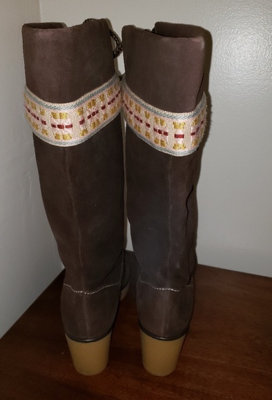 Marc Jacobs Suede Wedge Boots size EUR 38 (8) - Picture 4 of 8